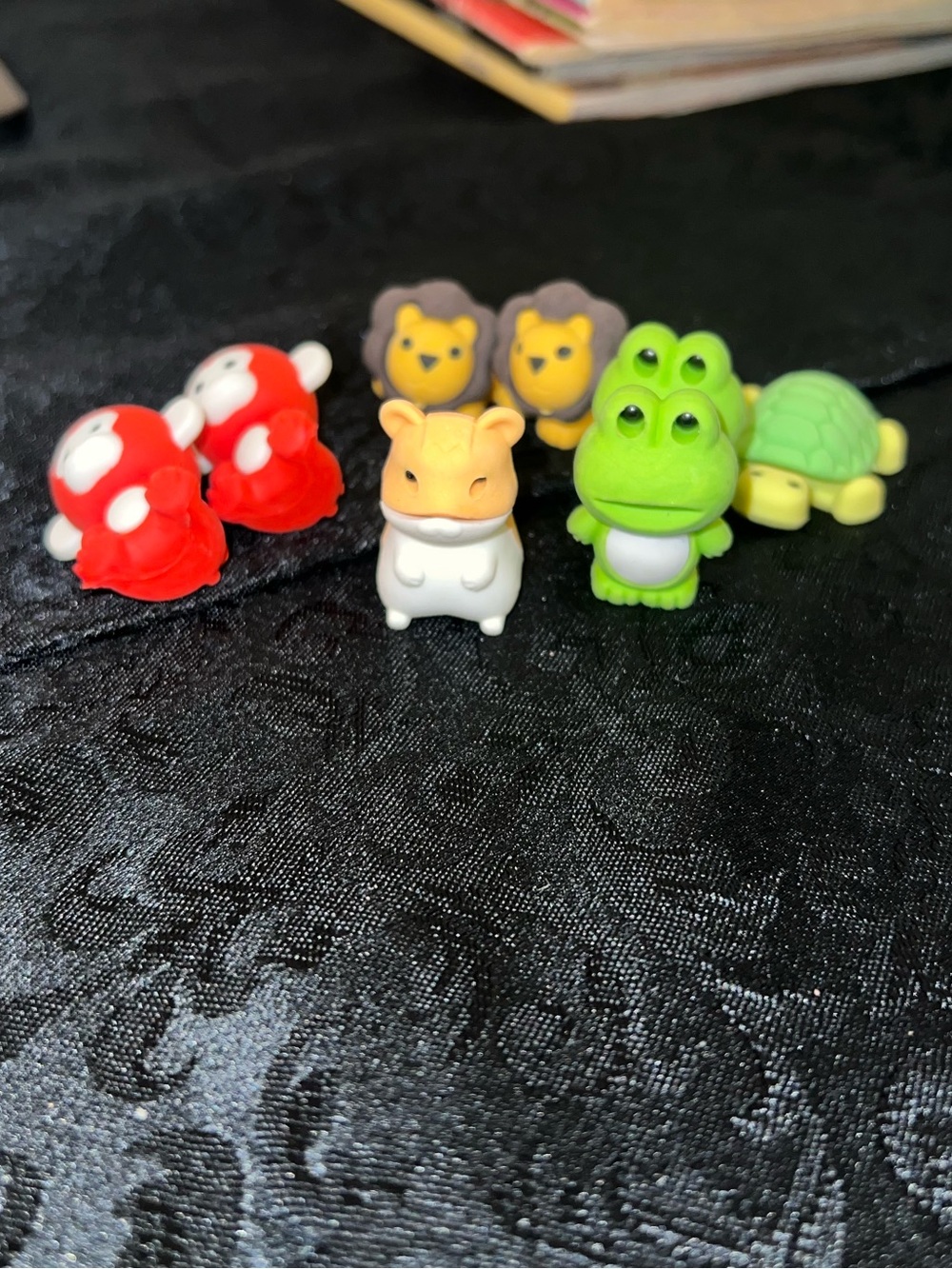 Vintage JAPANESE IWAKO ERASER SET